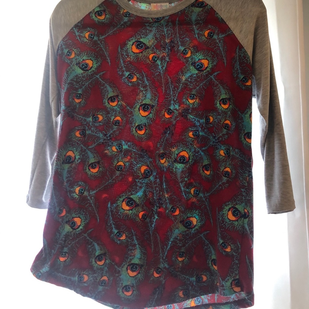 Lularoe Peacock Feathers Small